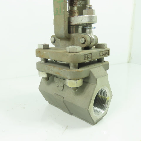 Powell A-5465 1" NPT Gate Valve CF8M 400 WOG