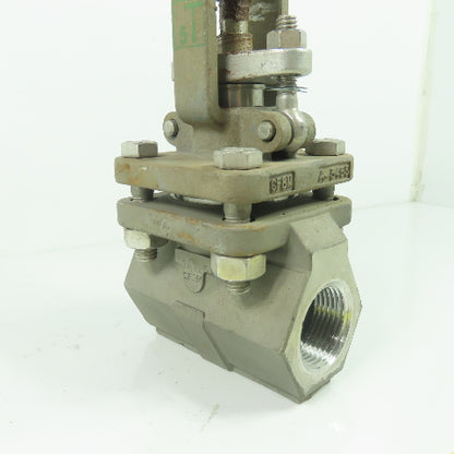 Powell A-5465 1" NPT Gate Valve CF8M 400 WOG