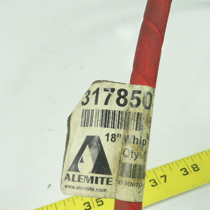 Alemite 317850-1F 18" L Whip Hose 4800PSI