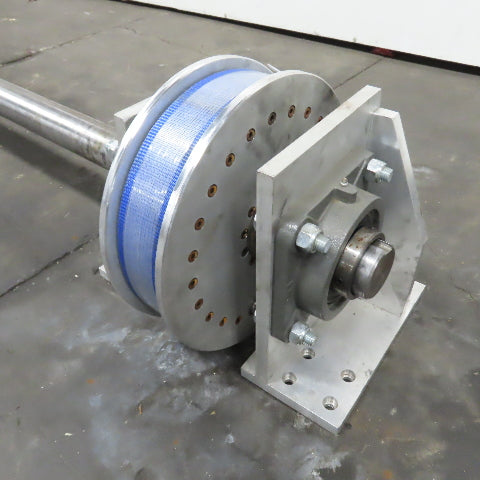 Heavy Duty Shaft Mounted Double Drum Precision Winch Hoist Winder Assembly 260"