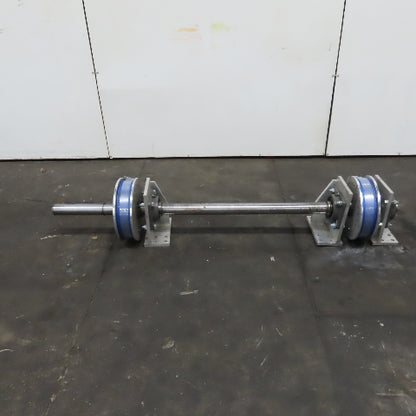 Heavy Duty Shaft Mounted Double Drum Precision Winch Hoist Winder Assembly 260"