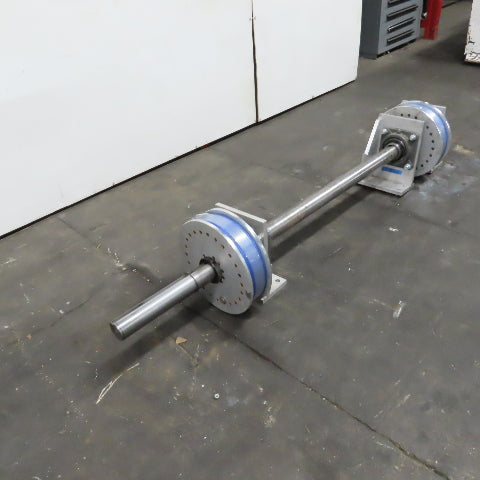 Heavy Duty Shaft Mounted Double Drum Precision Winch Hoist Winder Assembly 260"
