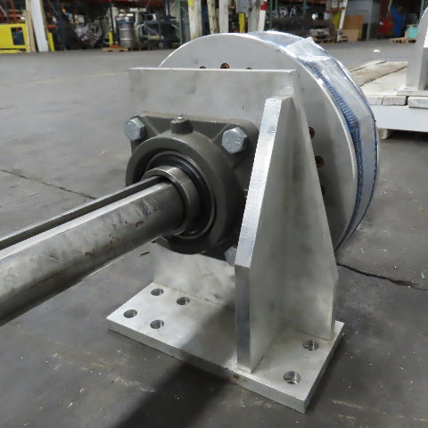Heavy Duty Shaft Mounted Double Drum Precision Winch Hoist Winder Assembly 260"