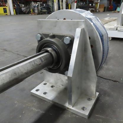 Heavy Duty Shaft Mounted Double Drum Precision Winch Hoist Winder Assembly 260"
