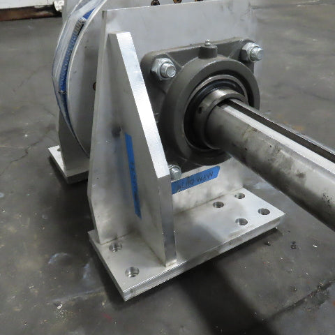 Heavy Duty Shaft Mounted Double Drum Precision Winch Hoist Winder Assembly 260"