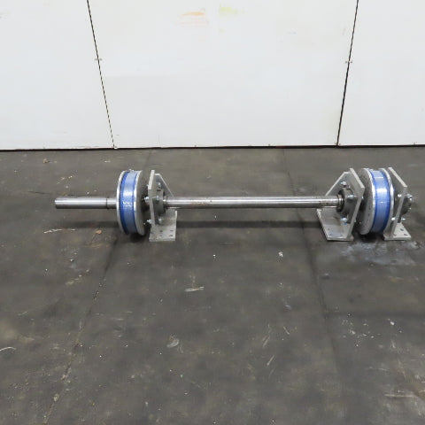Heavy Duty Shaft Mounted Double Drum Precision Winch Hoist Winder Assembly 260"