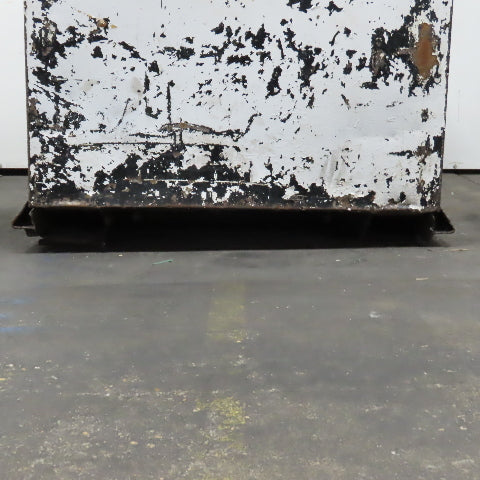 42" x 36" x 36" H Steel Storage Material Tote Slug Scrap Trash Box Lot Of 2