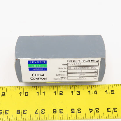 Capitol Controls BM-4060 1" NPT Liquid Chlorine Pressure Relief Valve 250PSI
