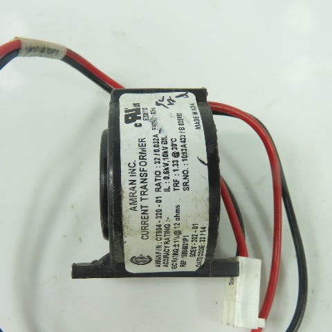 Amran CT604-320-01 Currant Transformer Ratio 32/0.032A 0.6KV,10KV BIL