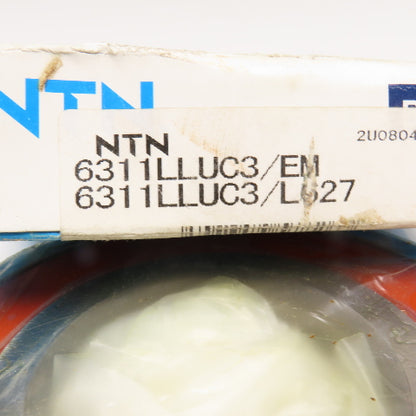 NTN 6311LLUC3 120x55x29mm Single Row Radial Ball Bearing Double Seal