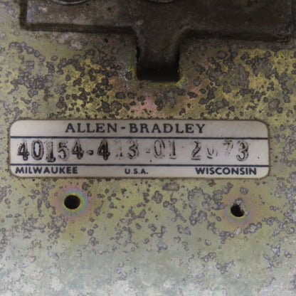 Allen Bradley Nema Size 4 Reversing Motor Starter Contactor 480V Coil 74A288