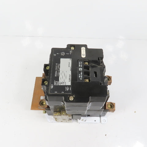 Square D 8502SF01 Nema Size 4 Motor Starter 100HP 480V Coil 600V Max (Clean)