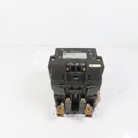 Square D 8502SF01 Nema Size 4 Motor Starter 100HP 480V Coil 600V Max (Clean)