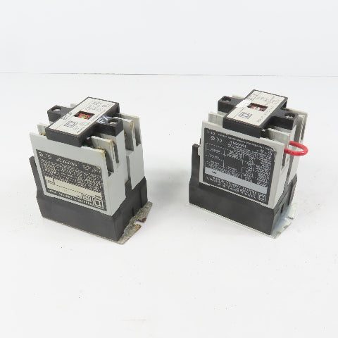 Square D 8501X040 Control Relay 120V Coil 8 N.C. 12 TOT Poles Lot Of 2 (Clean)