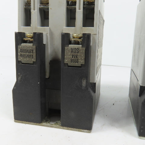 Square D 8501X040 Control Relay 120V Coil 8 N.C. 12 TOT Poles Lot Of 2 (Clean)