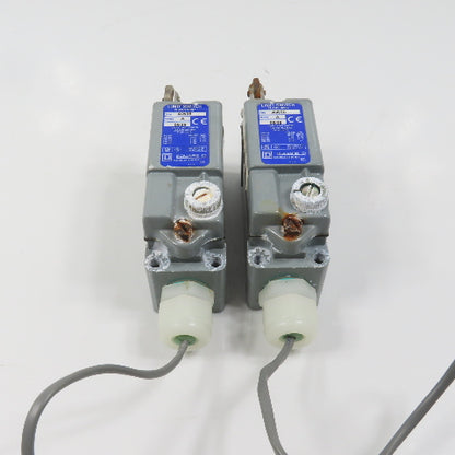 Square D AW38 Roller Head Plunger limit Switch 10A 600VAC (Stuck Heads) Lot/2