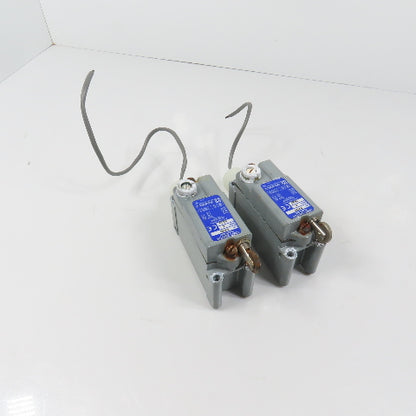 Square D AW38 Roller Head Plunger limit Switch 10A 600VAC (Stuck Heads) Lot/2