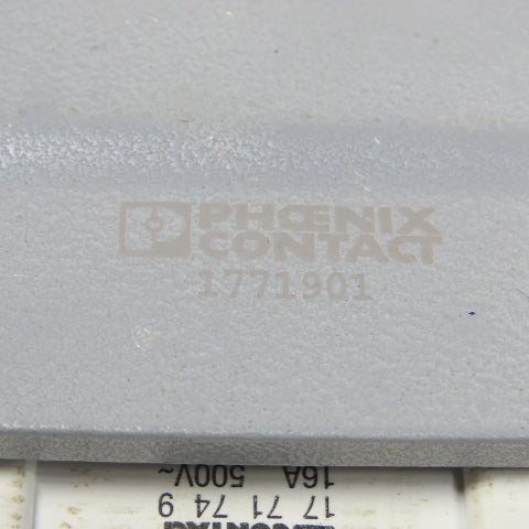 Phoenix Contact 1771901 1771749 16A 24-Pin Male Connector 600V W/ Sleeve Hood