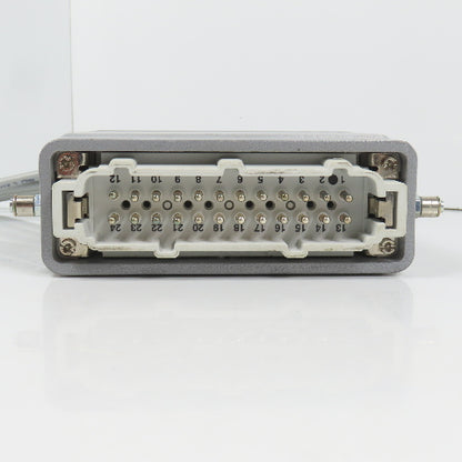 Phoenix Contact 1771901 1771749 16A 24-Pin Male Connector 600V W/ Sleeve Hood