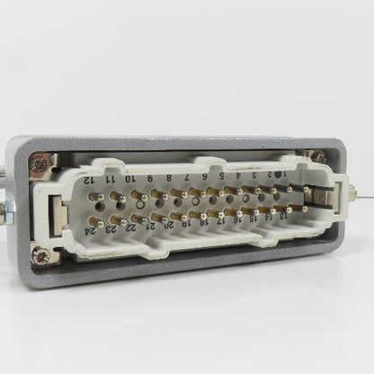 Phoenix Contact 1771901 1771749 16A 24-Pin Male Connector 600V W/ Sleeve Hood