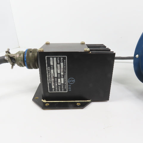 Dynamic Air M4641A-1A-BL Axial Fan 275CFM 12,500RPM 28VDC G0P203C-039 Controller