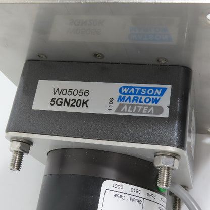 Watson Marlow W05056 5GN20K Peristaltic Pump 313 Head For 1.6WT 24VDC W/ Motor