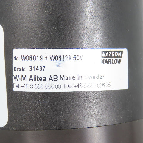 Watson Marlow 313VBM/D 5GN20K Peristaltic Pump 313 Head For 1.6WT 24VDC W/ Motor