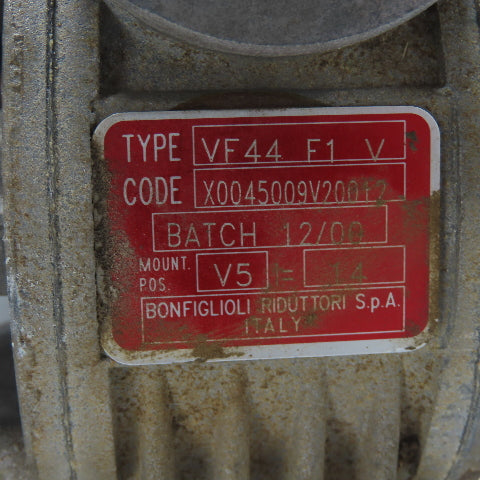 Bonfiglioli VBG 0.25 C P63 0.18KW 3Ph Gear Motor 280/480V 14:1 Ratio 13.5/65RPM