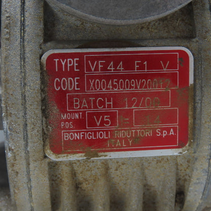 Bonfiglioli VBG 0.25 C P63 0.18KW 3Ph Gear Motor 280/480V 14:1 Ratio 13.5/65RPM