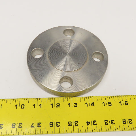 1-1/4" 300 B16.5 Stainless Steel Blank Flange Plate Raised Face