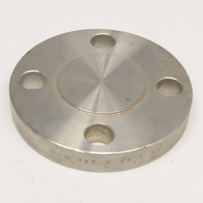 1-1/4" 300 B16.5 Stainless Steel Blank Flange Plate Raised Face