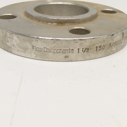 Flow Components 1-1/2" 150# Stainless Steel Socket Weld Flange Plate
