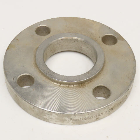 Flow Components 1-1/2" 150# Stainless Steel Socket Weld Flange Plate