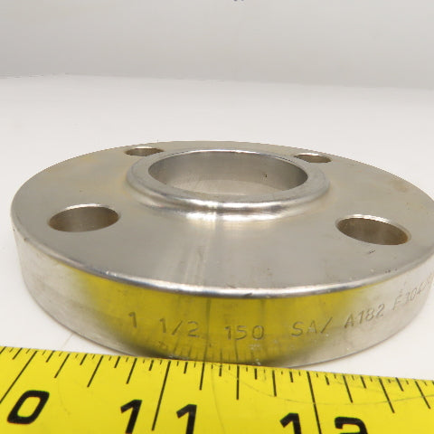 Echjay 1-1/2" 150# Stainless Steel Socket Weld Flange Plate