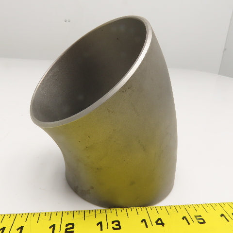 J&J USA 3" Stainless Steel Butt Weld 45° Elbow Sch 10
