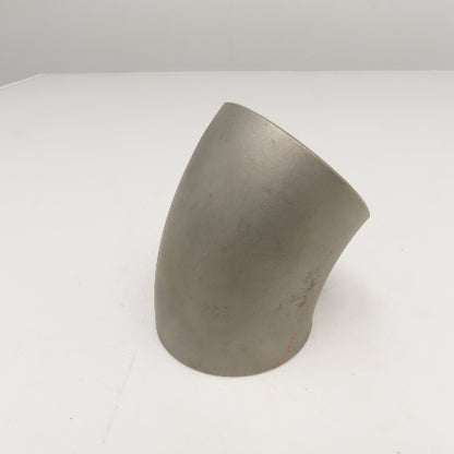J&J USA 3" Stainless Steel Butt Weld 45° Elbow Sch 10