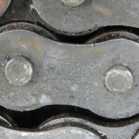UST RS120 101" Long x #120Single Strand Steel Roller Chain 1.5" Pitch