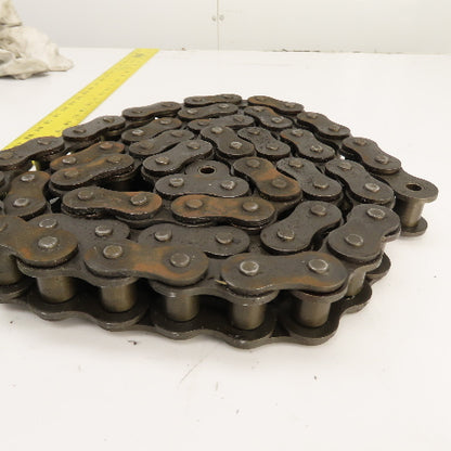 UST RS120 101" Long x #120Single Strand Steel Roller Chain 1.5" Pitch