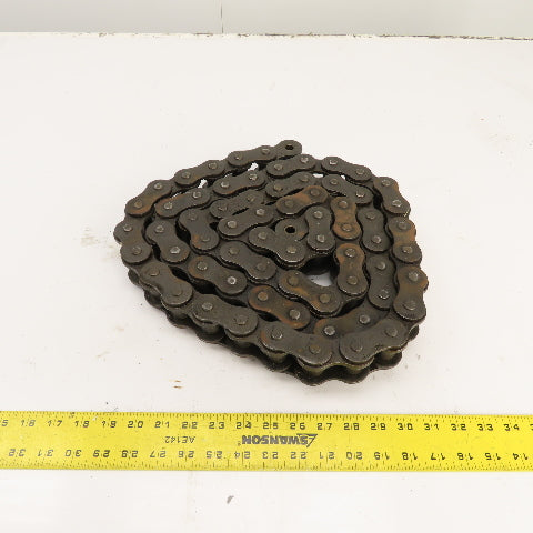 UST RS120 101" Long x #120Single Strand Steel Roller Chain 1.5" Pitch