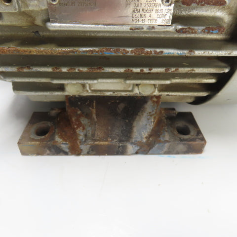 Siemens 1LA61302AA90-Z 5.5KW Electric Motor 3Ph 400/480V 2925/3535RPM TESTED