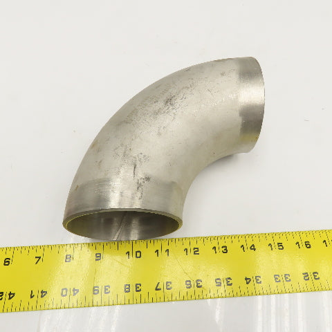 Kanzen Tetsu 3" Stainless Steel Butt Weld 90° Elbow Sch 10S
