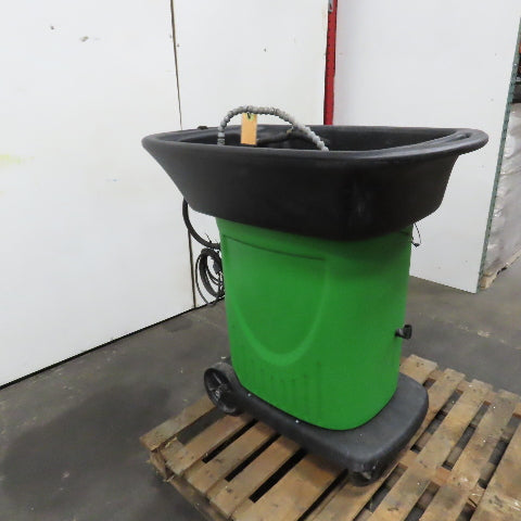 CRC SmartWasher Model 23 15 Gallon Mobile Parts Washer 120VAC 1PH 8.3A Tested