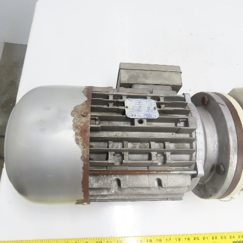 Bonfiglioli A603/UH60 5.50/6.60KW Gear Motor 3Ph 220/480V 156:1 Ratio 60mm Shaft