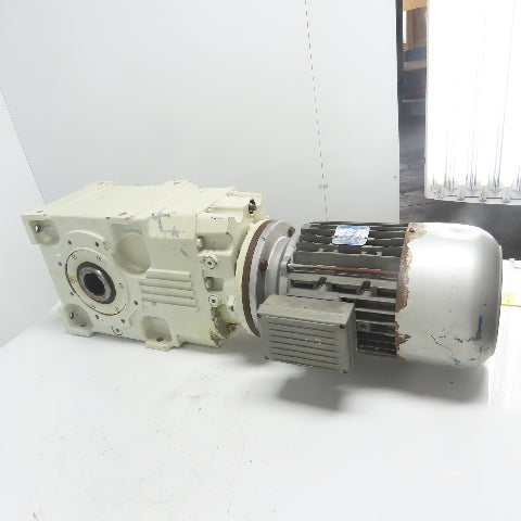 Bonfiglioli A603/UH60 5.50/6.60KW Gear Motor 3Ph 220/480V 156:1 Ratio 60mm Shaft