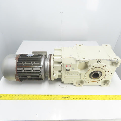 Bonfiglioli A603/UH60 5.50/6.60KW Gear Motor 3Ph 220/480V 156:1 Ratio 60mm Shaft