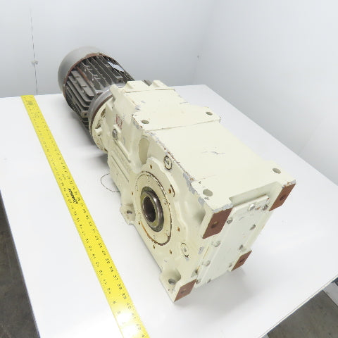 Bonfiglioli A603/UH60 5.50/6.60KW Gear Motor 3Ph 220/480V 156:1 Ratio 60mm Shaft