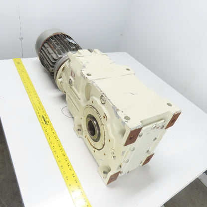 Bonfiglioli A603/UH60 5.50/6.60KW Gear Motor 3Ph 220/480V 156:1 Ratio 60mm Shaft
