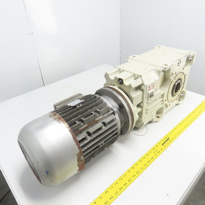 Bonfiglioli A603/UH60 5.50/6.60KW Gear Motor 3Ph 220/480V 156:1 Ratio 60mm Shaft