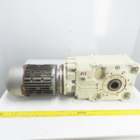 Bonfiglioli A603/UH60 5.50/6.60KW Gear Motor 3Ph 220/480V 156:1 Ratio 60mm Shaft