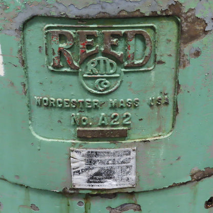 Reed A22 Vertical 3-Die Cylindrical Thread Roller Machine 480V 3PH (Needs Work)